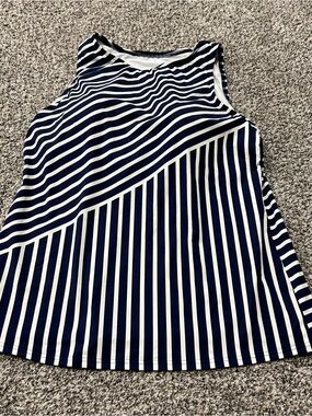 Lands End high neck modest tankini top 16 Resort Nautical Beach Vacation